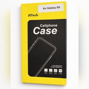 JETech Yellow and Black Cellphone Case for Galaxy S9